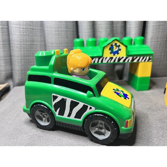 Mega Bloks First Builders Truck Replacement Figures Animals Zoo Safari Lot - Picture 2 of 12